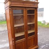 Solid cherry bookcase