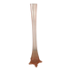 Grand soliflore art déco en verre rose de 50cm