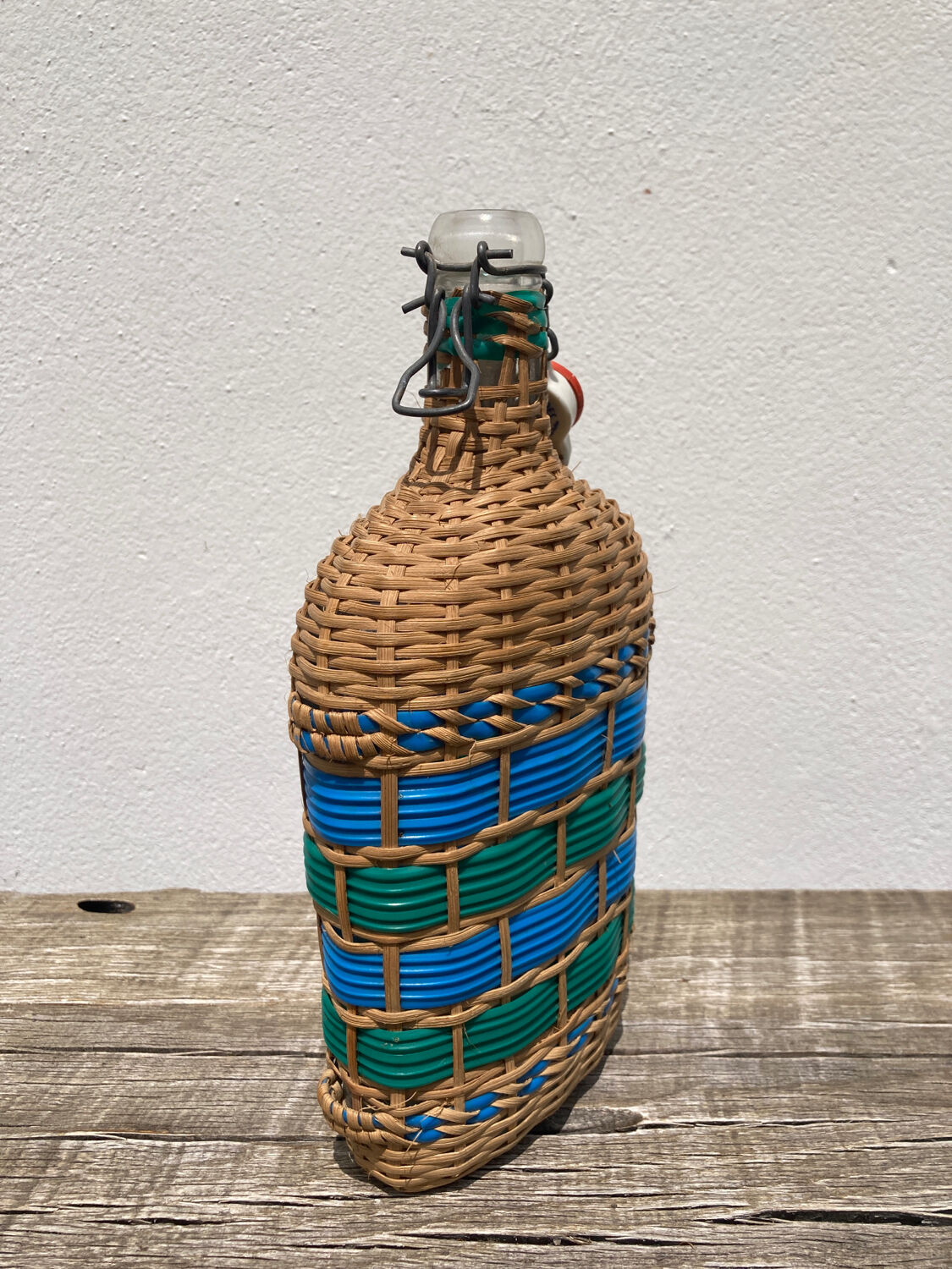 Bottle scoubidou 70 heavy braided rattan