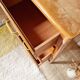 Commode vintage années 50 en bois – 4 tiroirs – pieds compas