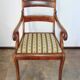Antique mahogany armchair in the Edwardian / Sheraton Revival style, 19th/2