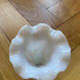 Vintage white opaline vase