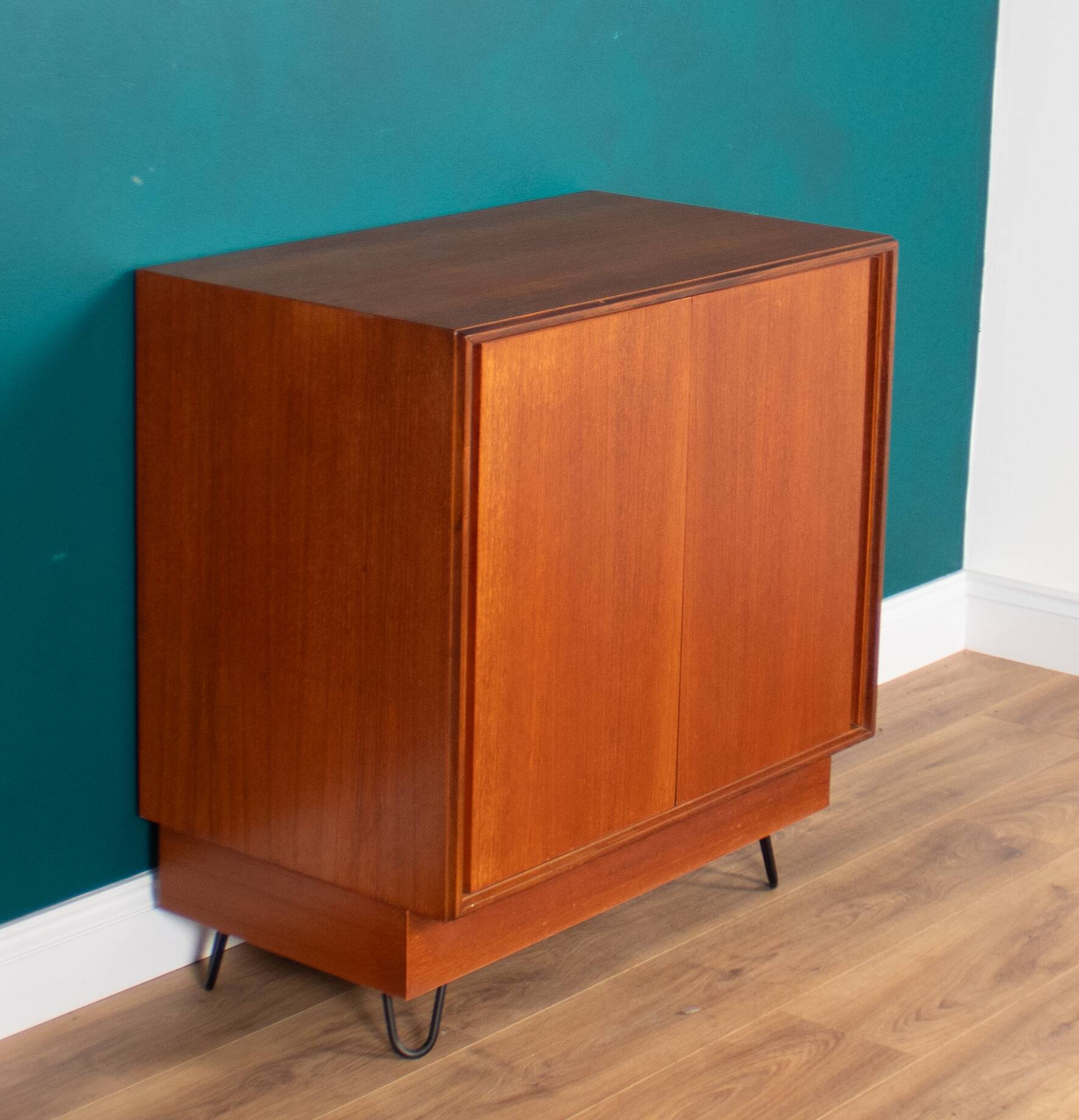Retro Teak 1960s G Plan Form Five Sideboard On Hairpin Legs