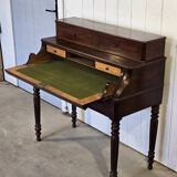 Louis Philippe style mahogany stepped desk, 19th century