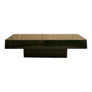 Table basse laquée verte
