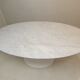 Knoll table in white square marble by Eero Saarinen