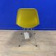 Eames Chaise DSR Pieds chromé / Coque Moutarde - Vitra