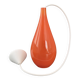 Scandinavian drop pendant light 1960
