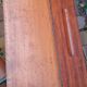 Vintage teak and solid oak schoolwork and its 50 year chair