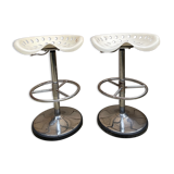 Pair of bar stools design Fermigier, edited by Mirima