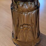 Smoked glass vase from the 70s