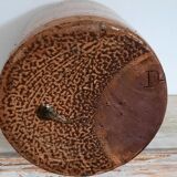 Glazed terracotta pot