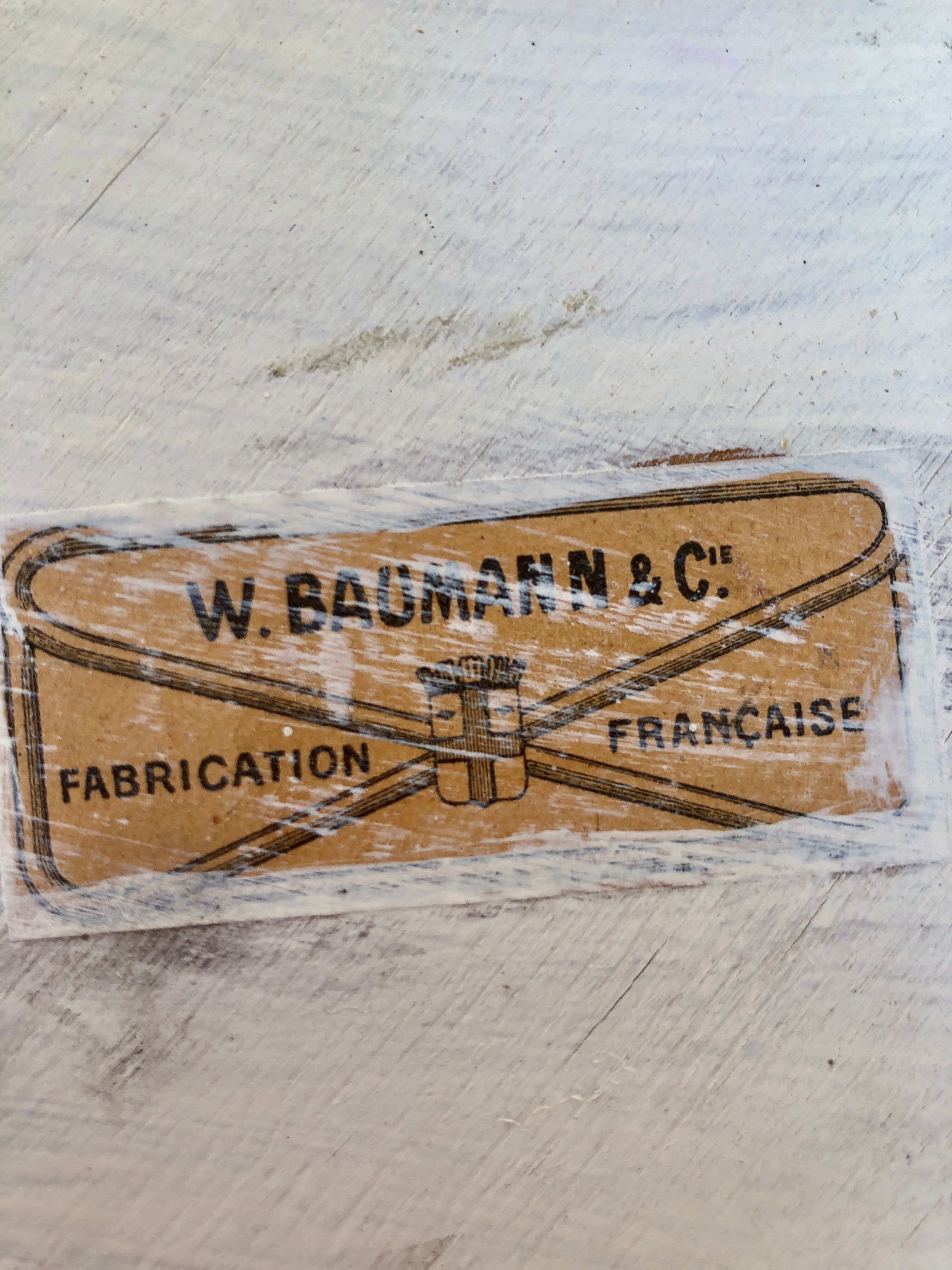 White toilet cabinet Baumann 1920