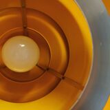 Space-age style hanging lamp, Danish design from the 80s.