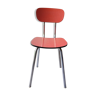 Red formica chair