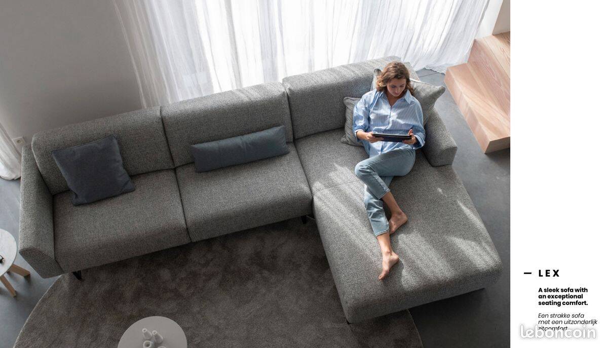 3-seater sofa 225cm - Moome Design LEX