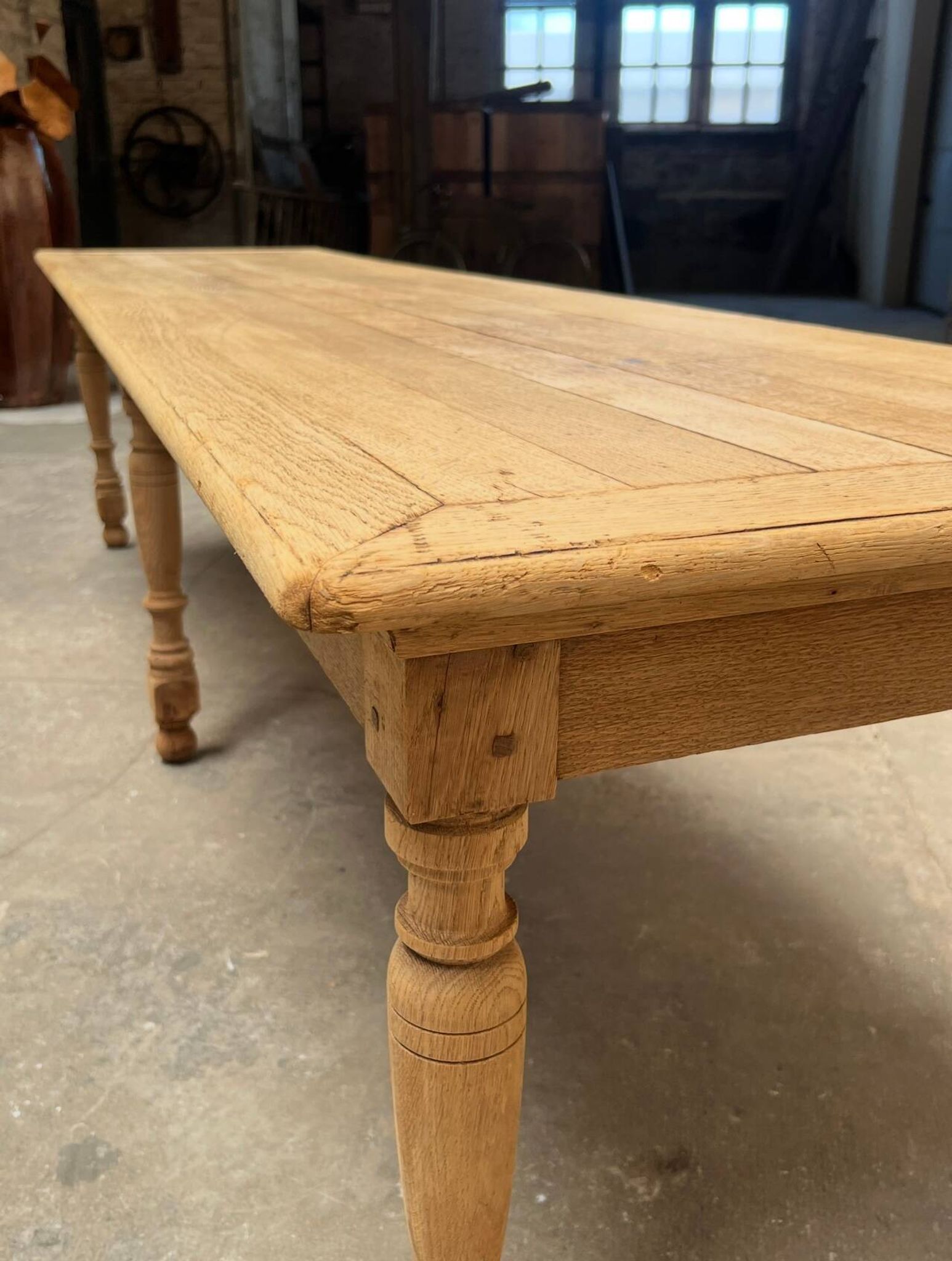 Table de drapier en chêne XIX eme