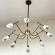 Stilnovo Style Vintage Chandelier from the 60s