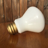 Bulb-shaped opaline globe