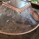 Art Deco molded pink glass bowl – Vallérysthal or Bohemian – 1930s