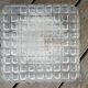 Square glass wall lamp