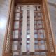 Child bed wood and rattan