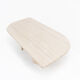 Table basse en travertin vintage