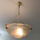 Hanging chandelier glass cacker preseated floral decoration art deco Artistar style