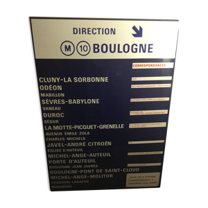 ancienne nomenclature - parisien