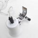 Spot lamp with clamp Lita metal white