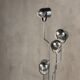Goffredo Reggiani chrome floor lamp with four spotlights, Italy, 1970s