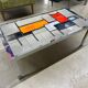 Vintage 70's chrome ceramic coffee table antonio de nisco for juliette belarti