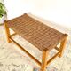 Stool bench wood and rope vintage bohemian spirit