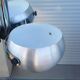 Suspension Lustre Space Age 1970 Eyeball Massive Art Belgium brushed aluminium