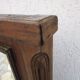 Large antique oak mirror