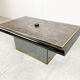 Vintage hidden bar coffee table by Fedam, 1980s