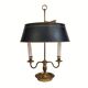 Bouillotte table lamp, Directory, gilded bronze, 19th century – France