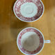 Cup + saucer antique villeroy & boch burgenland model ceramic