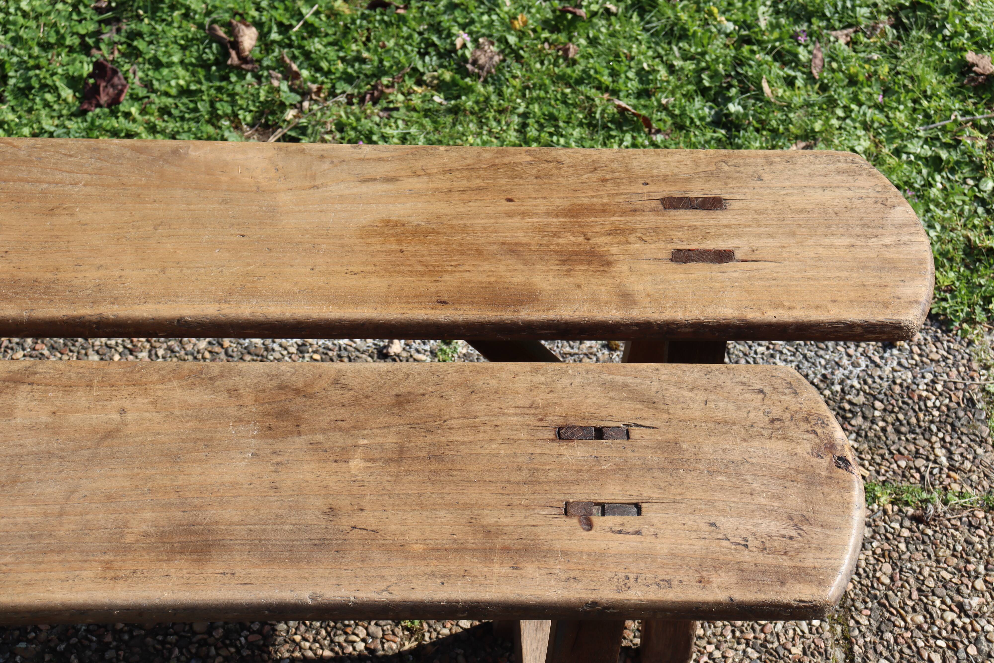 Pair of old benches