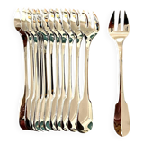 Christofle Cluny 12 oyster and shellfish forks