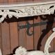 Carved wooden console