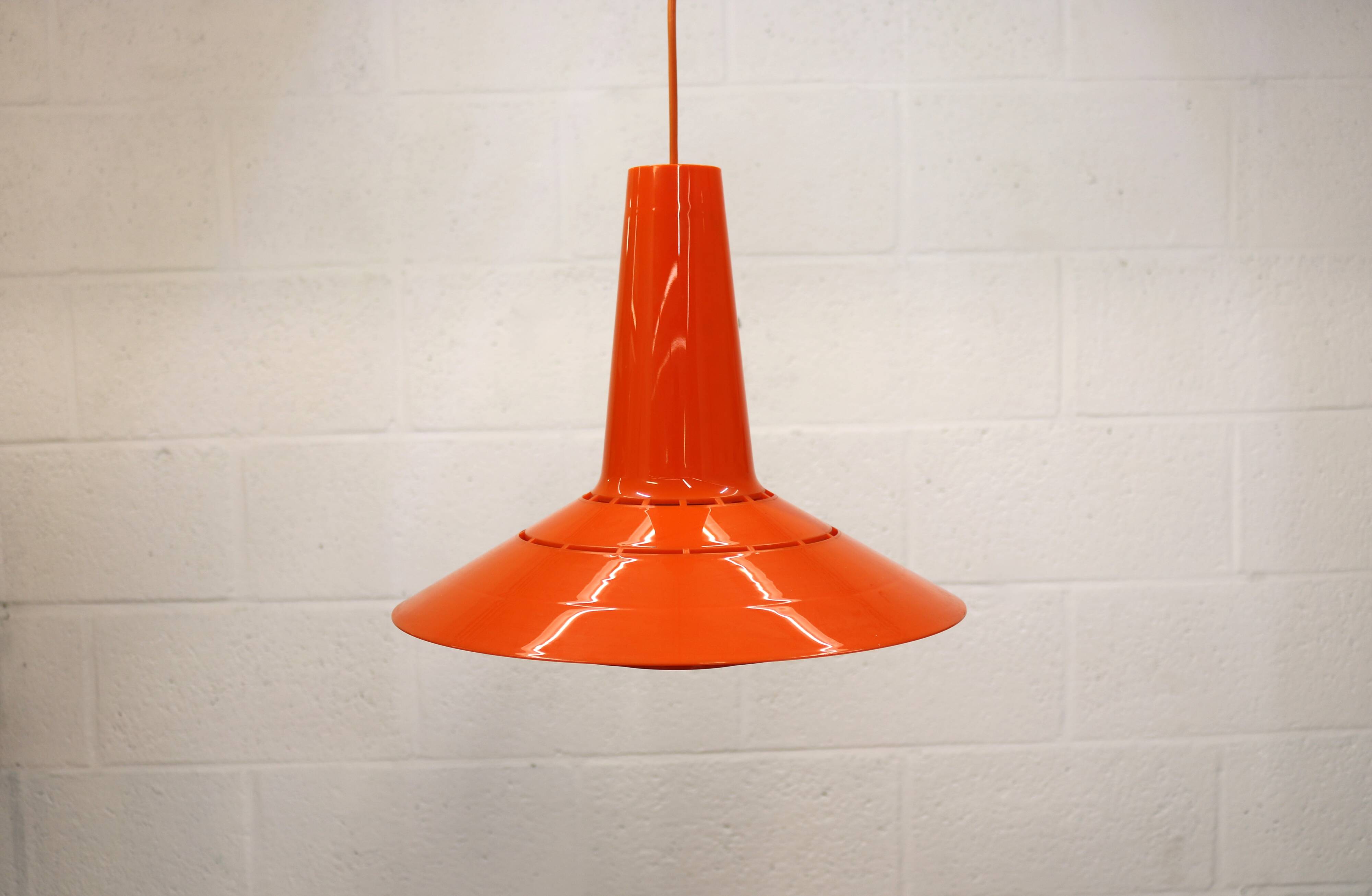 Danish Plastic Design Pendant - Bent Karlby - Schroder Kemi - space age