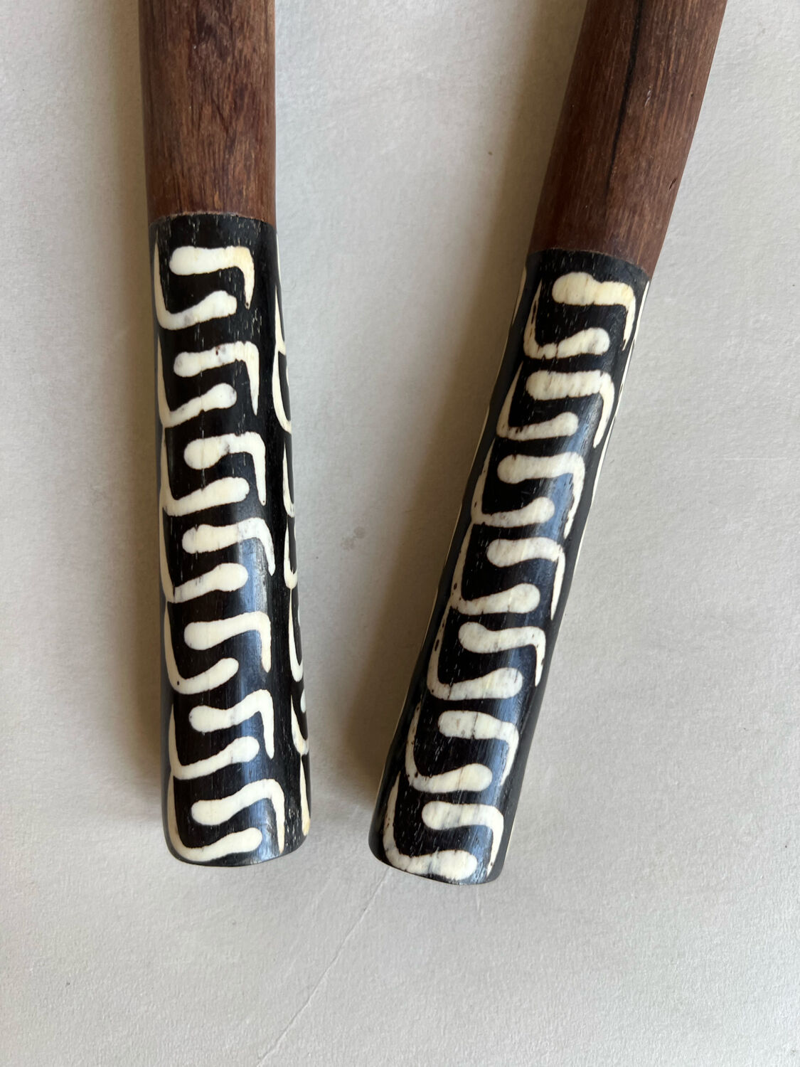 Wooden service cutlery