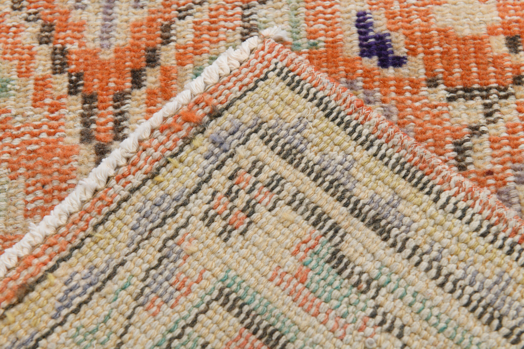 Vintage runner rug, 74x314cm