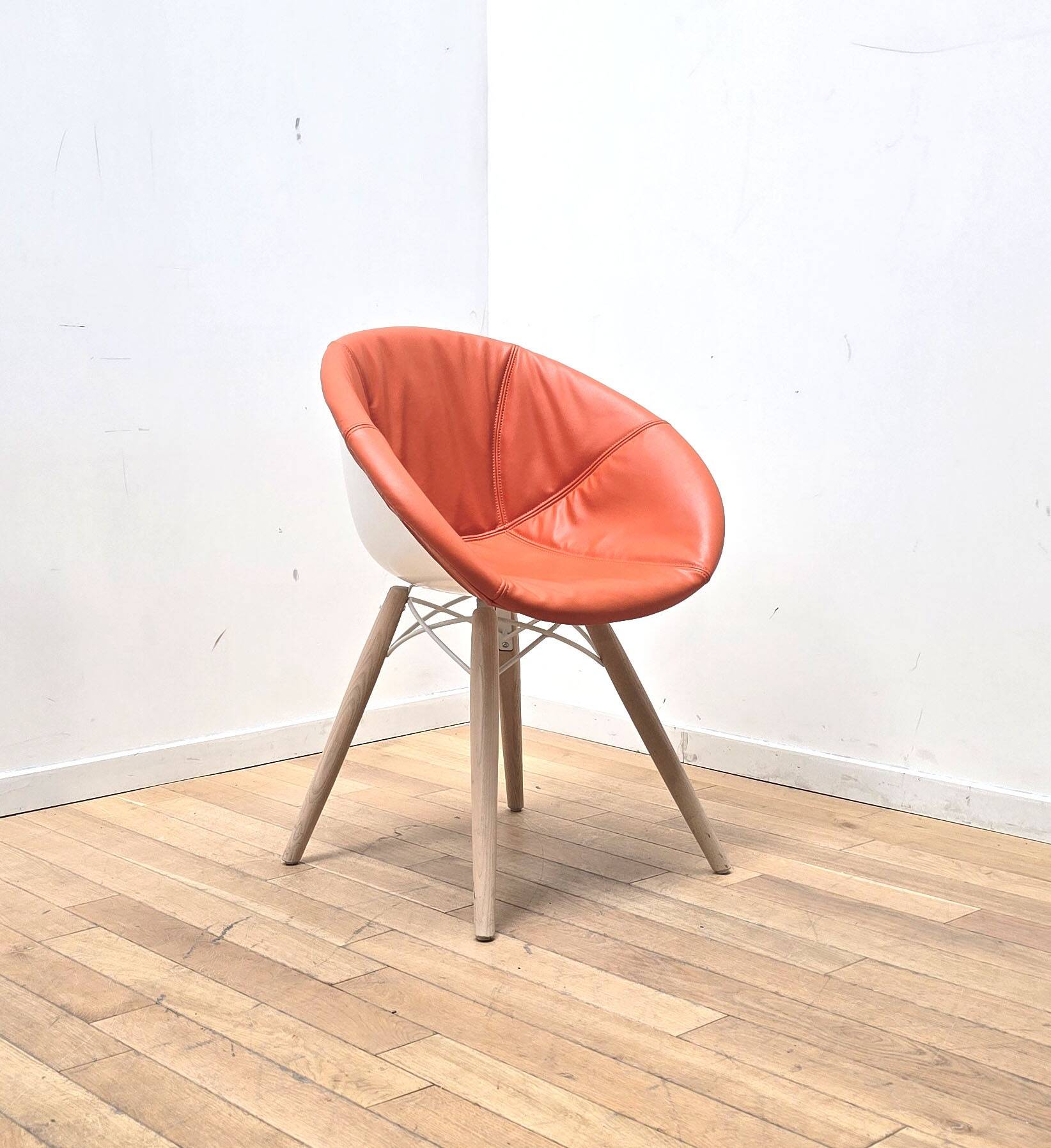 Pair of Gliss Wood 904 armchairs, Pedrali