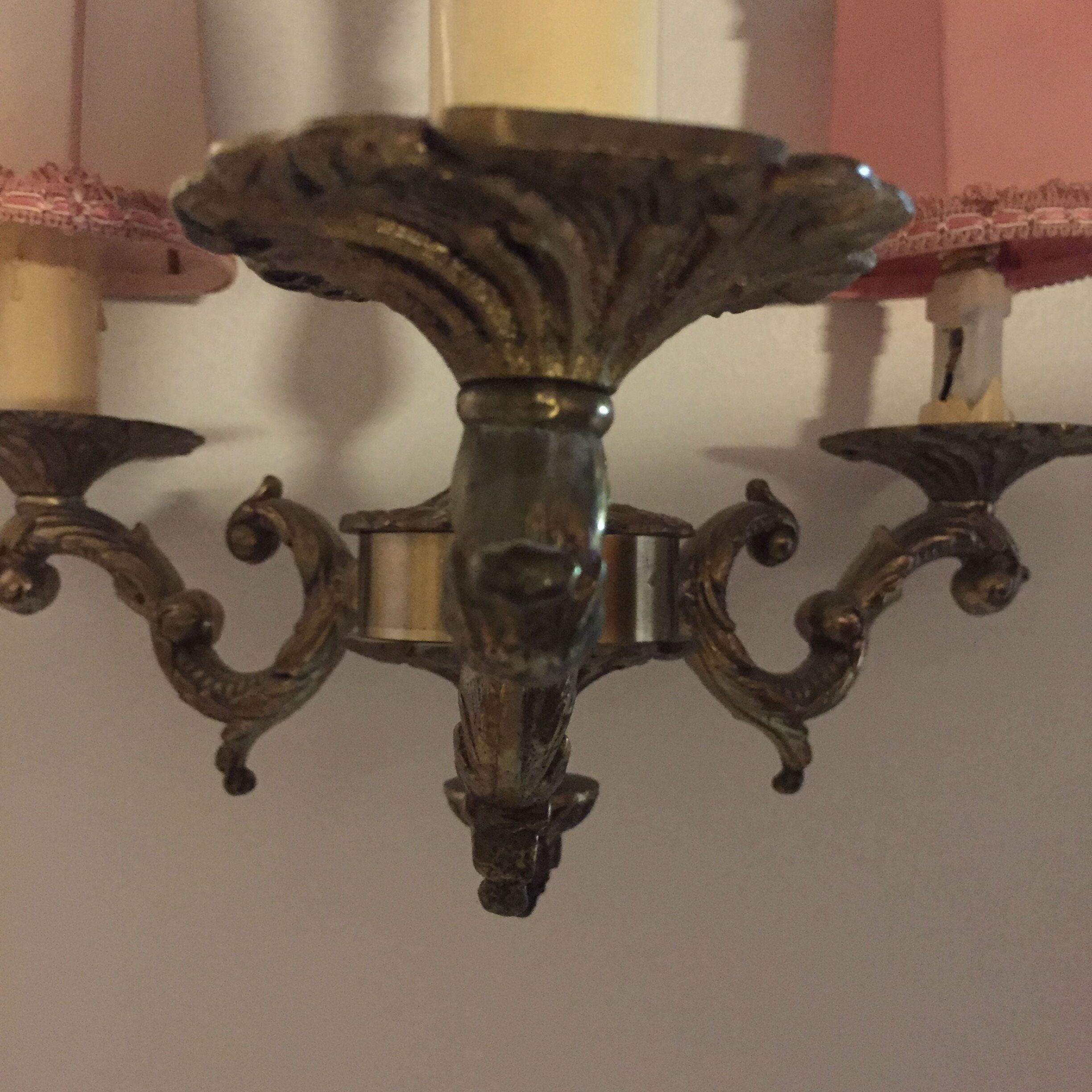Bronze chandelier