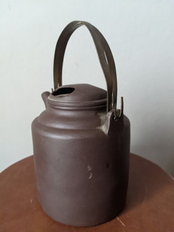 Théière en terre cuite chinoise décoration japandi