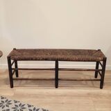 Banc en paille