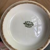 Limoges porcelain teapot or coffee maker with platinum fillet