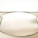 50s mirror tray, metal and glass